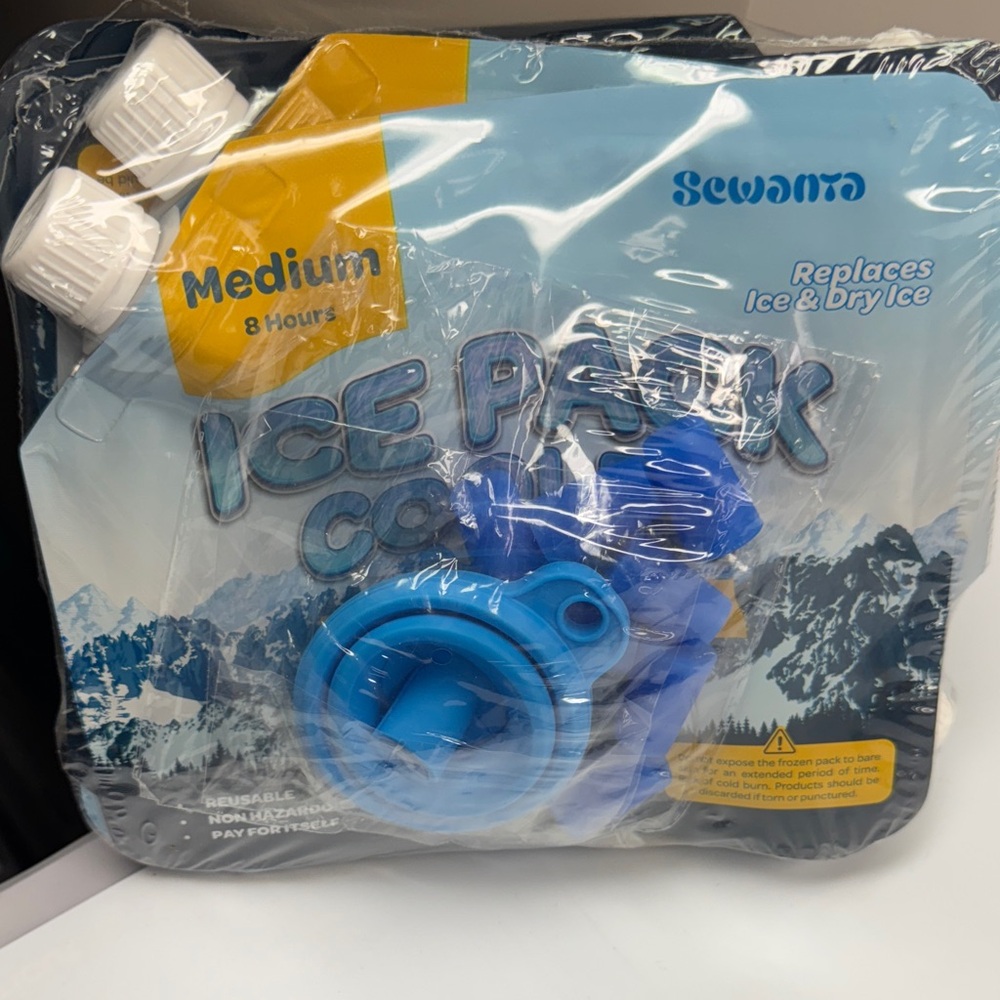 Blue Ice Pack Cooler